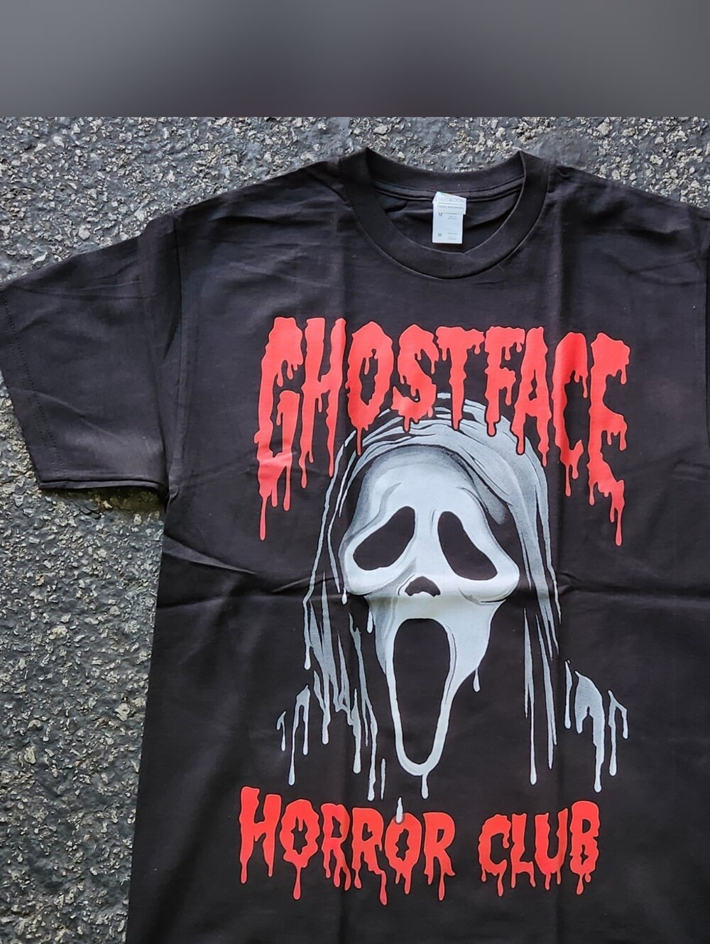 Ghos tface Horror ClubBlack Graphic Tee